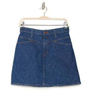 Madewell vintage denim yoke mini skirt Sz 26 NWT!